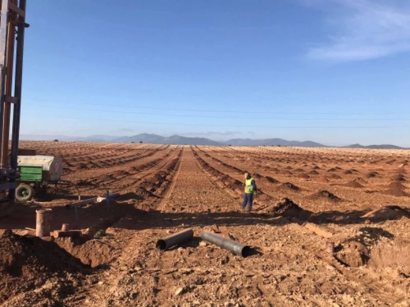 Ciudad Real entubado pozo